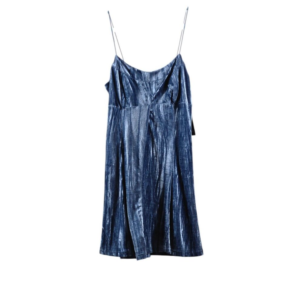 Wild Fable Size Large Dress Spaghetti Strap Blue